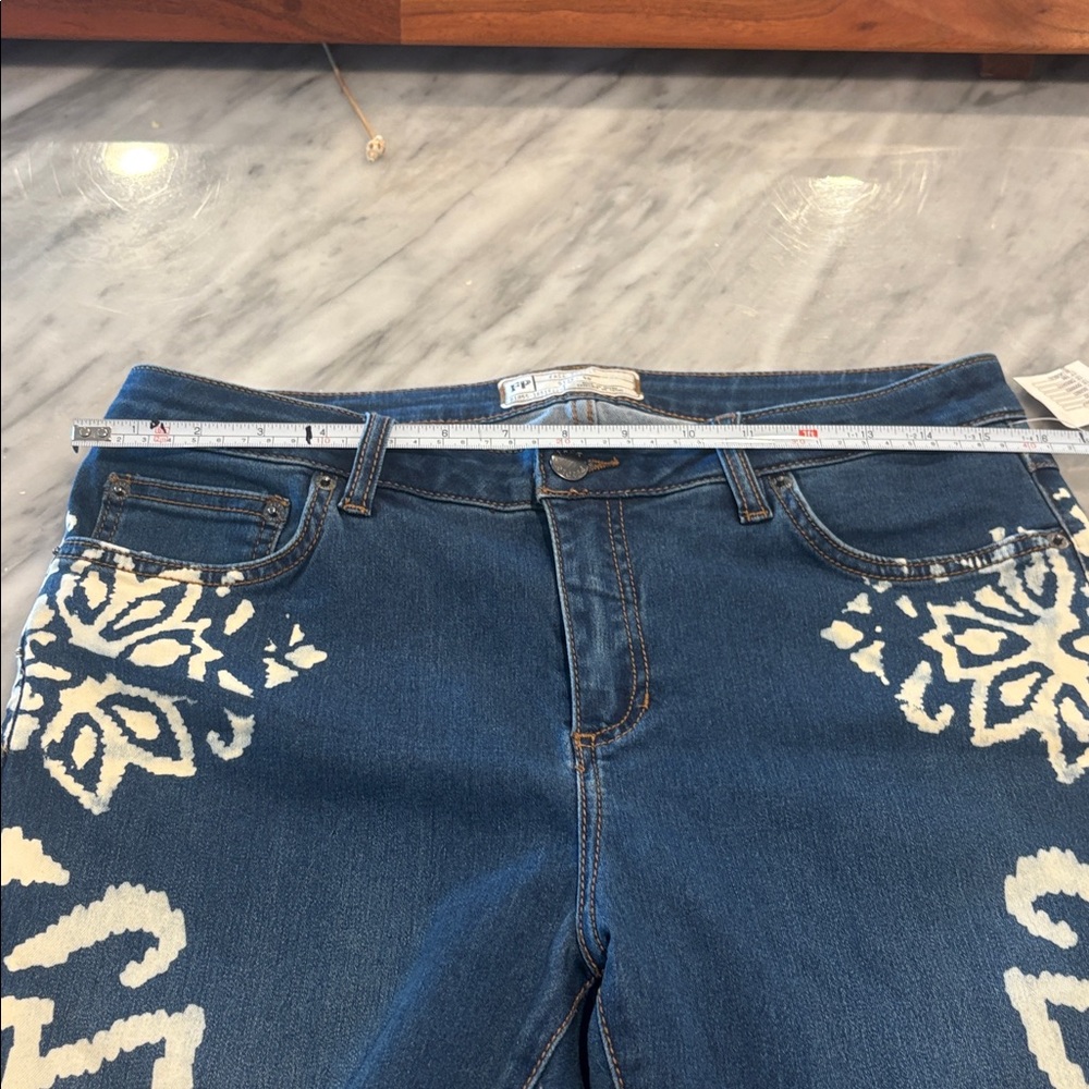 Free People Movement by Free People Floral Flare Jeans - Picture 4 of 8
